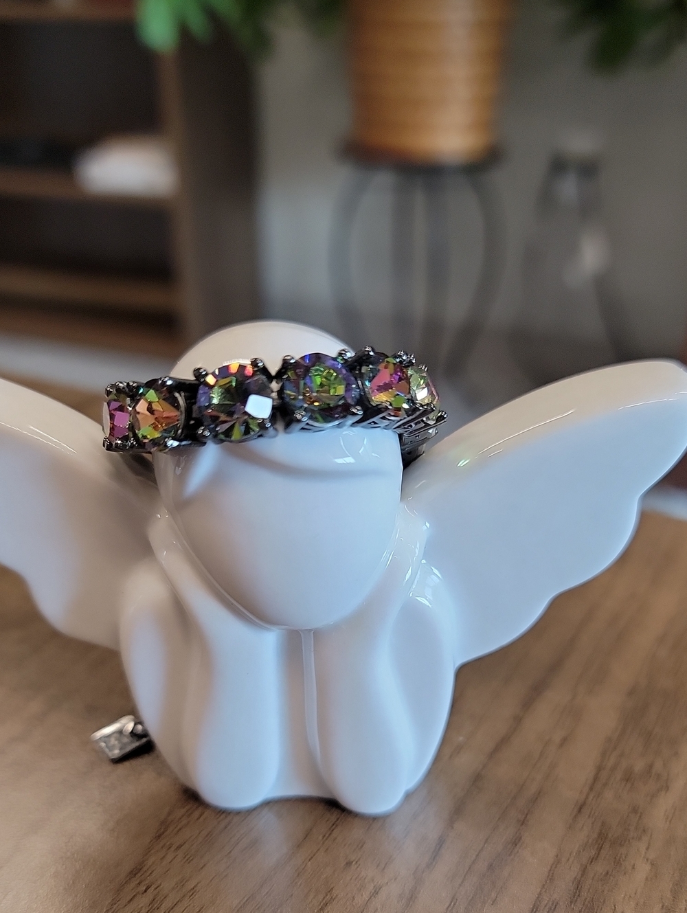 Park Lane Impression Bracelet Multicolor Crystal Bracelet On Black Braceley